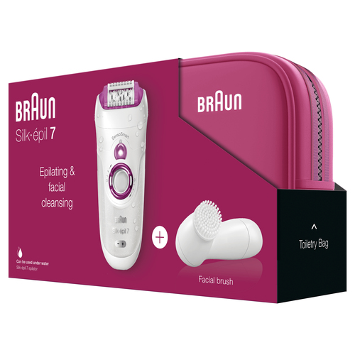 Braun Silk-épil 7 81702664 epilator 40 tweezers Rose, White – image 2