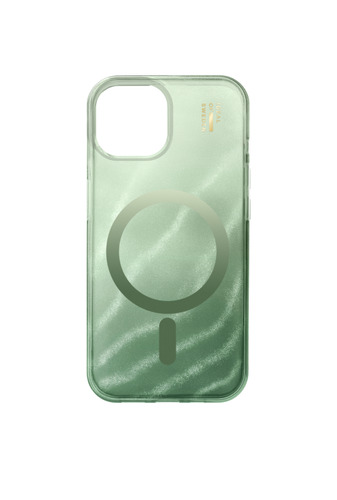 iDeal of Sweden Clear Case MagSafe iPhone 13 / 14 / 15 / 16e / 17e Sage Green