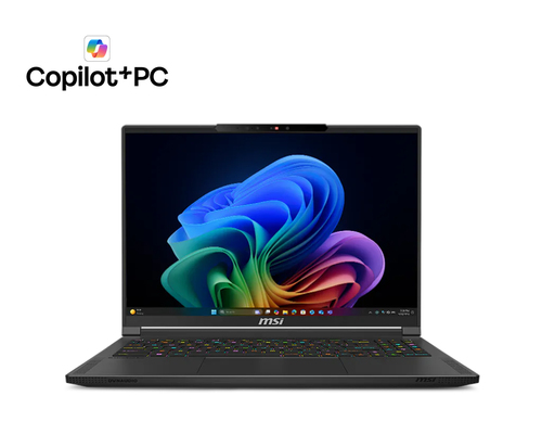 MSI Stealth A16 AI+ A3XVGG-263IT Copilot+ PC AMD Ryzen AI 9 HX 370 Ноутбук 40,6 cm (16") Quad HD+ 32 GB LPDDR5x-SDRAM 1 TB Твердотельный накопитель (SSD) NVIDIA GeForce RTX 4070 Wi-Fi 7 (802.11be) Windows 11 Home Черный