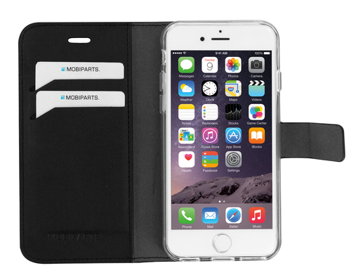 Mobiparts Classic Wallet Case Apple iPhone 6, iPhone 6S Black – image 4