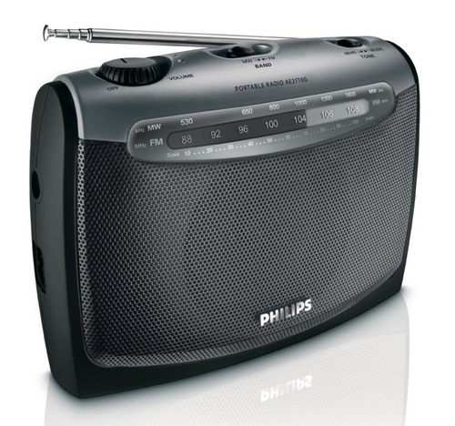 Philips AE2170G/12 raadio Kaasaskantav Must