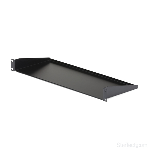 StarTech.com Server Rack Shelf - 1U - 7in Depth Fixed Mount - 33lbs / 15kg Rackhylde Sort – billede 7