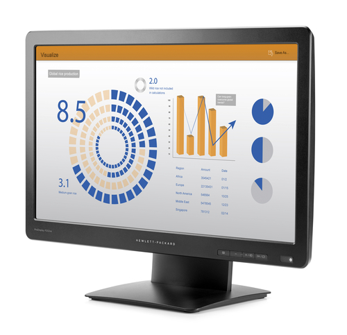 HP P202va computer monitor – image 3