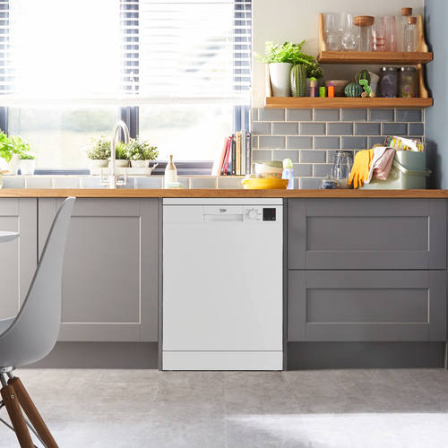 Beko DVN05C20W Freestanding Full Size Dishwasher with Quick Programmes – image 7