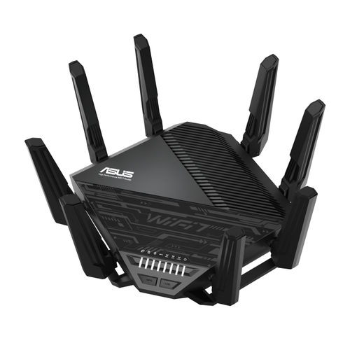 ASUS BE19000 wireless router 10 Gigabit Ethernet Tri-band (2.4 GHz