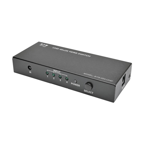 4-PORT-SWITCH HDMI FOR VIDEO  A ND AUDIO - B119-004-UHD