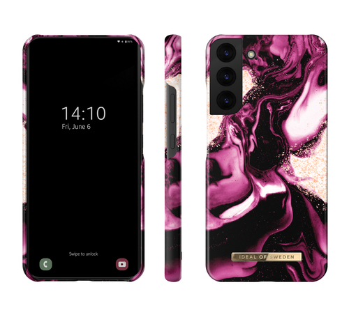 iDeal of Sweden Printed Case Galaxy S22P Golden Ruby Marble – image 2