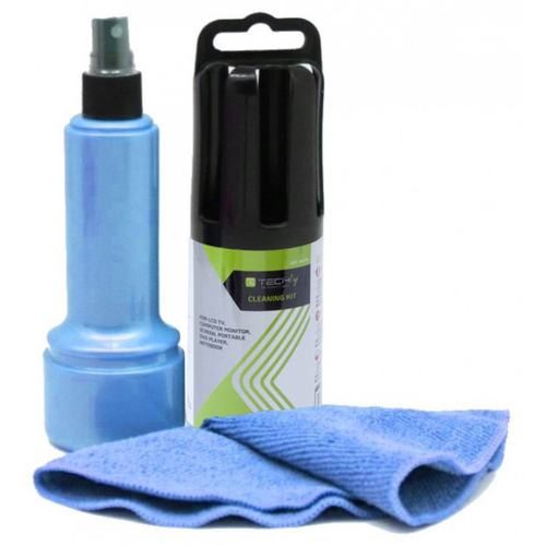 Product image: Techly Cleaning Kit for Monitor 150ml with Microfiber Cloth