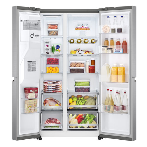 LG GSLA80PZLD side-by-side refrigerator Freestanding – image 2