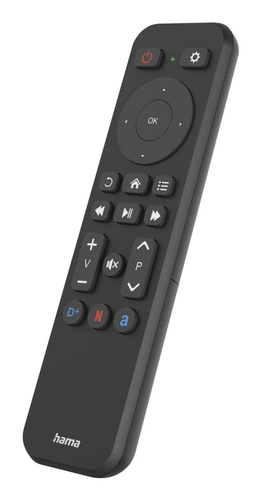 Hama Remote Control for TV + Netflix Prime Video Disney+ Buttons Programmable Afstandsbediening Zwart, afbeelding 3
