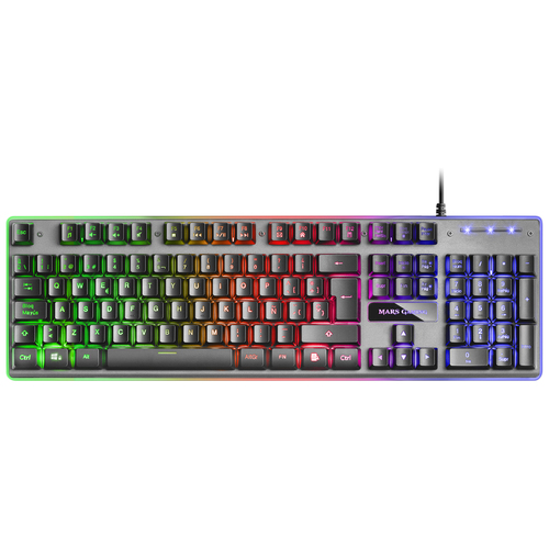 Mars Gaming MK220ES H-Mech Gaming Keyboard FRGB Rainbow and Halo Antighosting Spanish Language