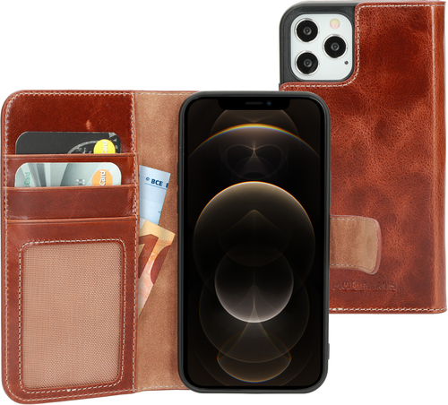 Mobiparts Excellent Wallet Case 2.0 Apple iPhone 12/12 Pro Oaked Cognac – image 2
