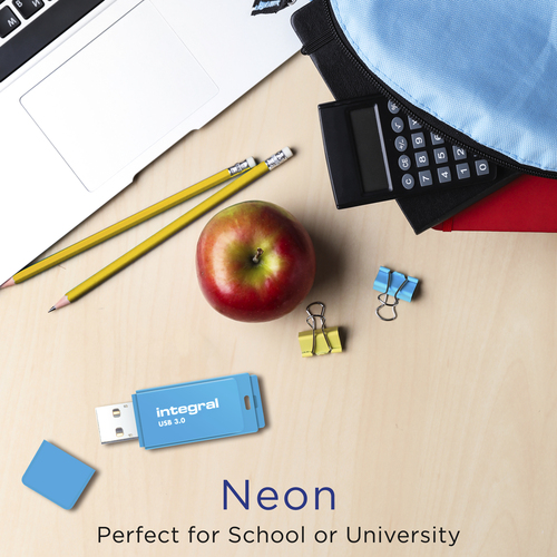 Integral 128GB USB3.0 DRIVE NEON BLUE UP TO R-120 W-30 MBS – image 6