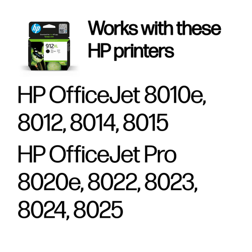 HP 912XL Original Ink Cartridge High Yield Black 3YL84AE - image 2