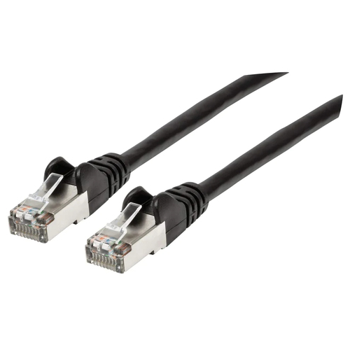 CAT6A S/FTP PATCH CABLE, 100 FT., BLACK