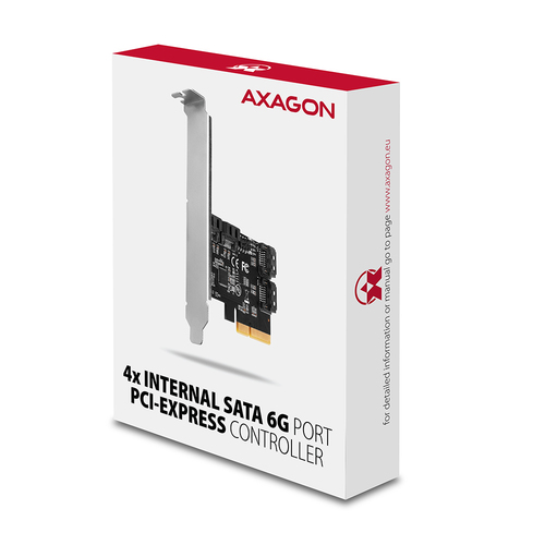 AXAGON 4  interner SATA 6G-Port-PCIe-Controller – Foto 7 von 7