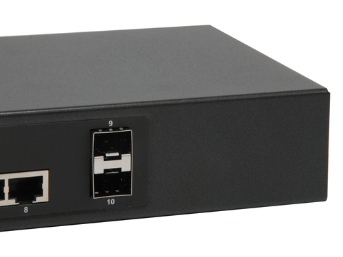 LevelOne 10-Port Gigabit PoE Switch, 8 PoE Outputs, 2 x SFP, Internal Power Supply, 802.3at/af PoE – image 4