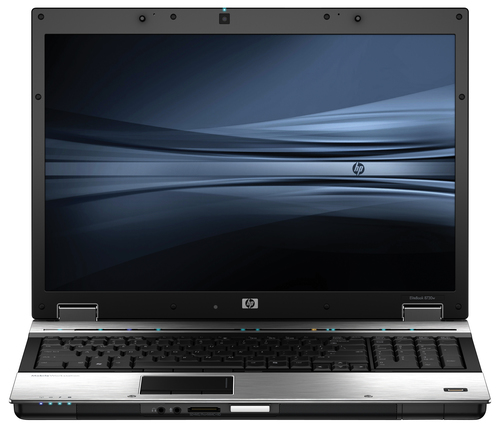 HP EliteBook 8730w Intel® Core™2 Duo P8600 Mobile workstation 43.2 cm (17") 2 GB DDR2-SDRAM 250 GB AMD Mobility FireGL V5725 Windows Vista Business – image 2