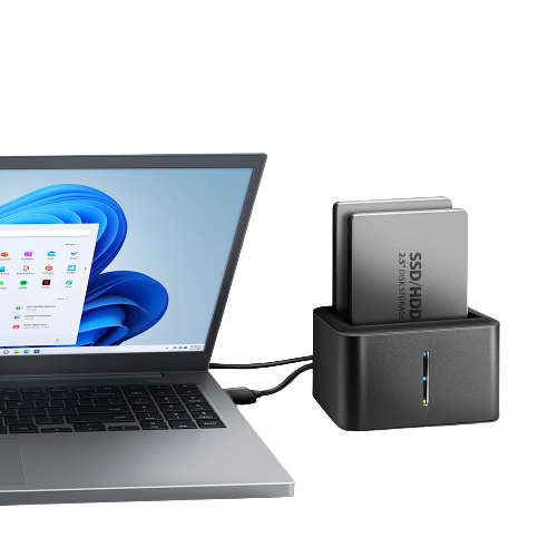 AXAGON Superspeed USB Dual 25 HDDSSD Mini-Dockingstation – Foto 6 von 11