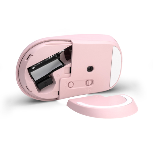 HP 400 Quiet Wireless Mouse – Pink (Dual Bluetooth + 2.4GHz USB, Silent Clicks, 6000 Dpi) - image 4