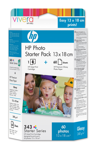 HP 343 ink cartridge Original Cyan, Magenta, Yellow – image 1