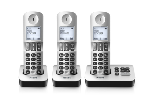 Philips D4053S/38 telephone DECT telephone Caller ID Black, Silver – image 2