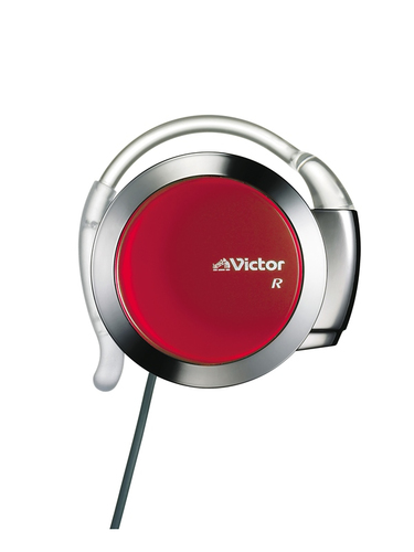 JVC HP-AL202 Headphones Wired Ear-hook Metallic, Red