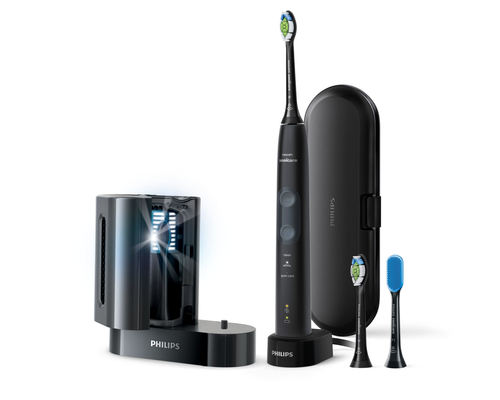 Philips Sonicare ProtectiveClean 5100 HX6462/01 electric toothbrush Adult Sonic toothbrush Black, Grey