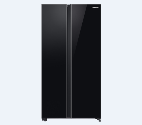 Samsung RS62R50012C/TR side-by-side refrigerator Freestanding Black