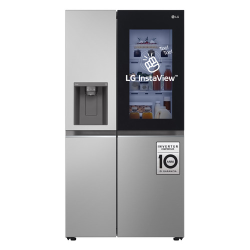 LG InstaView GSGV80PYLD side-by-side refrigerator Freestanding – image 2