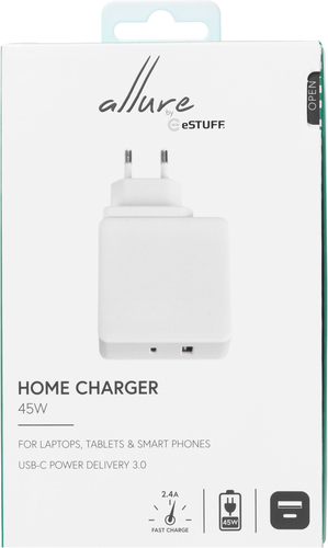 eSTUFF ES639001 mobile device charger Laptop White AC Indoor – image 4