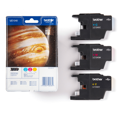 Original Brother LC1240 Ink Cartridge Multipack (C/M/Y) - image 2