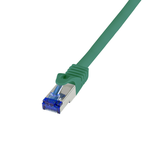 LogiLink C6A025S cable de red Verde 0,5 m Cat6a S/FTP S-STP