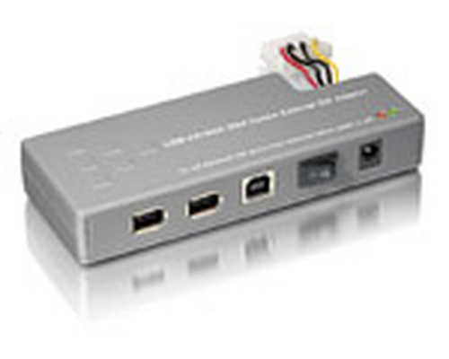 Equip USB 2.0/IEEE1394a IDE Converter
