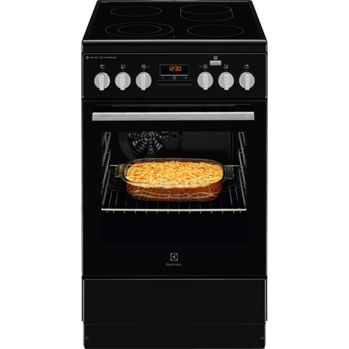 Electrolux LKR564200K cooker Freestanding cooker Electric Ceramic hob Black