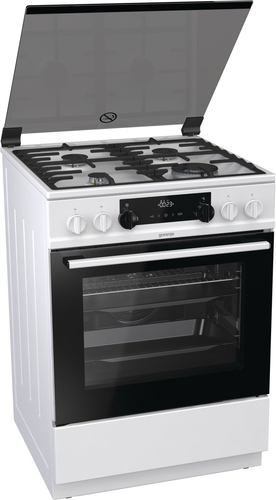 Gorenje K6352WA Freestanding cooker Electric Gas White