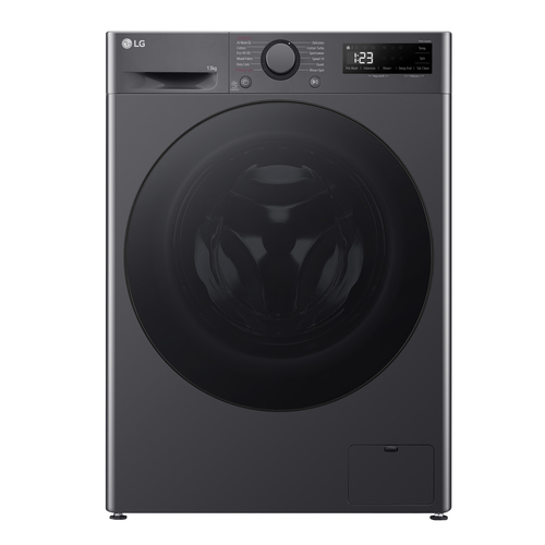 LG F4Y513GBLN1 13kg TurboWash Steam Washing Machine - Slate Grey - image 2