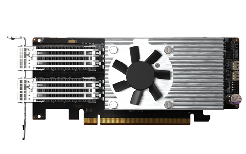 QNAP QXG-100G2SF-E810 сетевая карта Внутренний Фибра 100000 Мбит/с