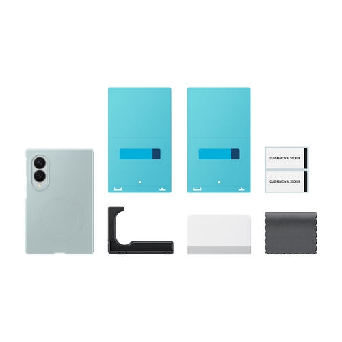 Samsung Galaxy Z Fold 8 Siliconen Back Cover met Magneet Groen, afbeelding 4
