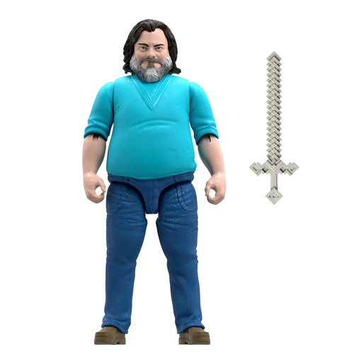 Minecraft Figura de acción a gran escala de Steve de , personaje de 30,5cm coleccionable inspirado en la película.