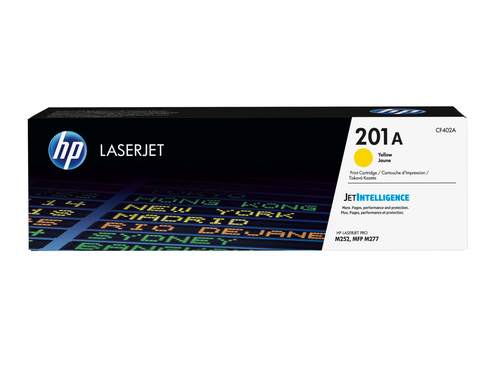 HP 201A oryginalny wkład laserowy, żółty  CF402A