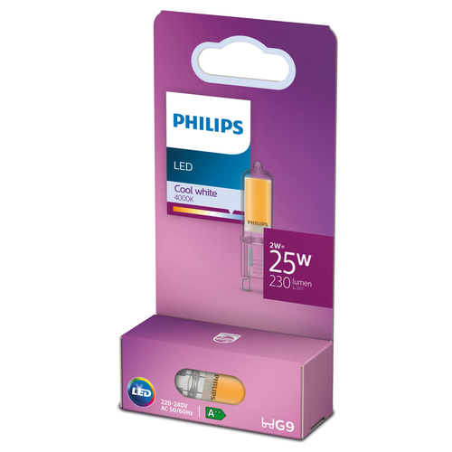 Philips 8718699758462 LED лампа Холодный белый 4000 K 2 W G9