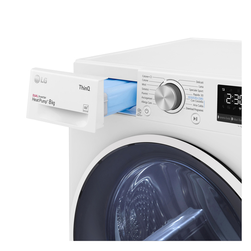 LG RH80V9AVHN tumble dryer Freestanding Front-load – image 8
