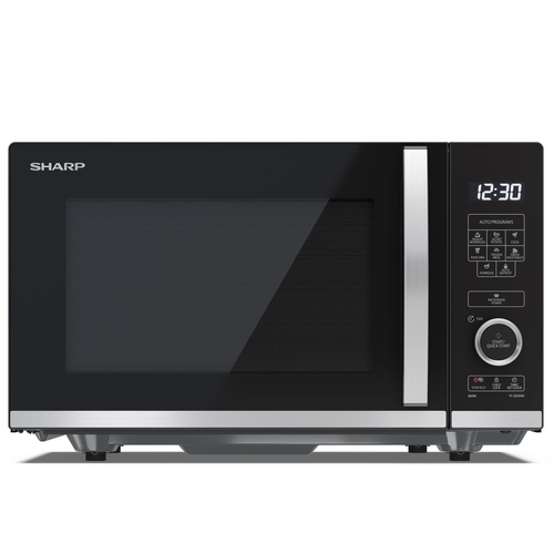 Sharp YC-QS204AE-B микроволновая печь Черный, Нержавеющая сталь Обычная (соло) микроволновая печь Столешница 20 L 800 W