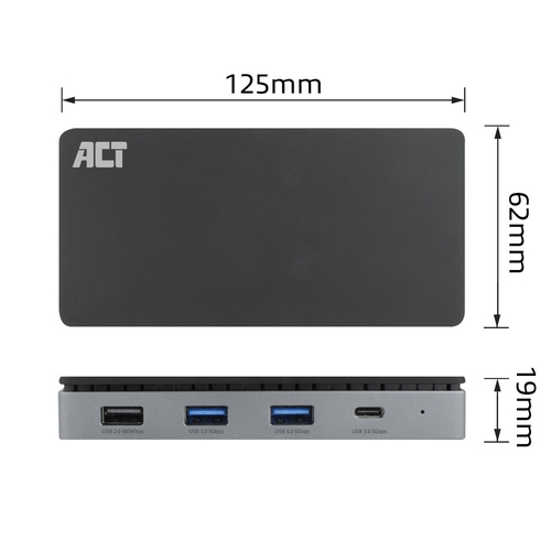 ACT USB-C Dual 4K Monitor MST Dockingstation – Foto 8 von 9