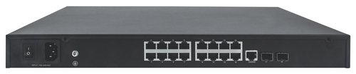 Intellinet 16-Port Gigabit Ethernet PoE+ Web-Managed AV Switch with 2 SFP Uplinks, 16 Rear-Facing PoE+ Ports, IEEE 802.3at Power over Ethernet (PoE+), Layer2+, – image 4