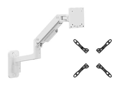 Equip 650140 flat panel bureau steun 124,5 cm (49 ) Muur Wit