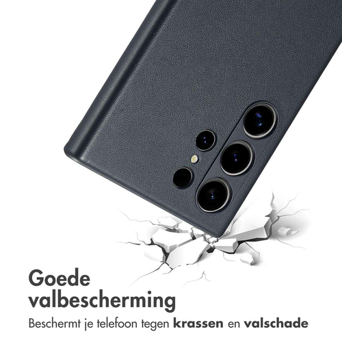 Accezz MagSafe Leather Backcover Samsung Galaxy S24 Ultra - Onyx Zwart, afbeelding 7