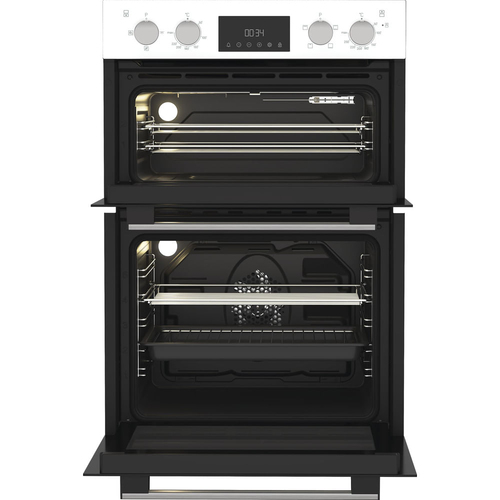 Hotpoint Dih 10D W Electric Built-under Double Oven - White - image 2