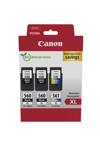 Canon PG-560XL x2/CL-561XL Inkjet Cartridge HY Multi Black/Colour - image 1